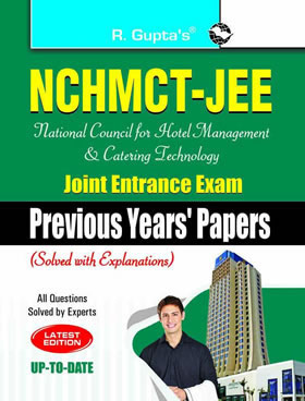 RGupta Ramesh NCHMCT-JEE (National Council for Hotel Management and Catering Technology) Joint Entrance Exam (Previous Years Papers) English Medium